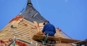 Professional roofer